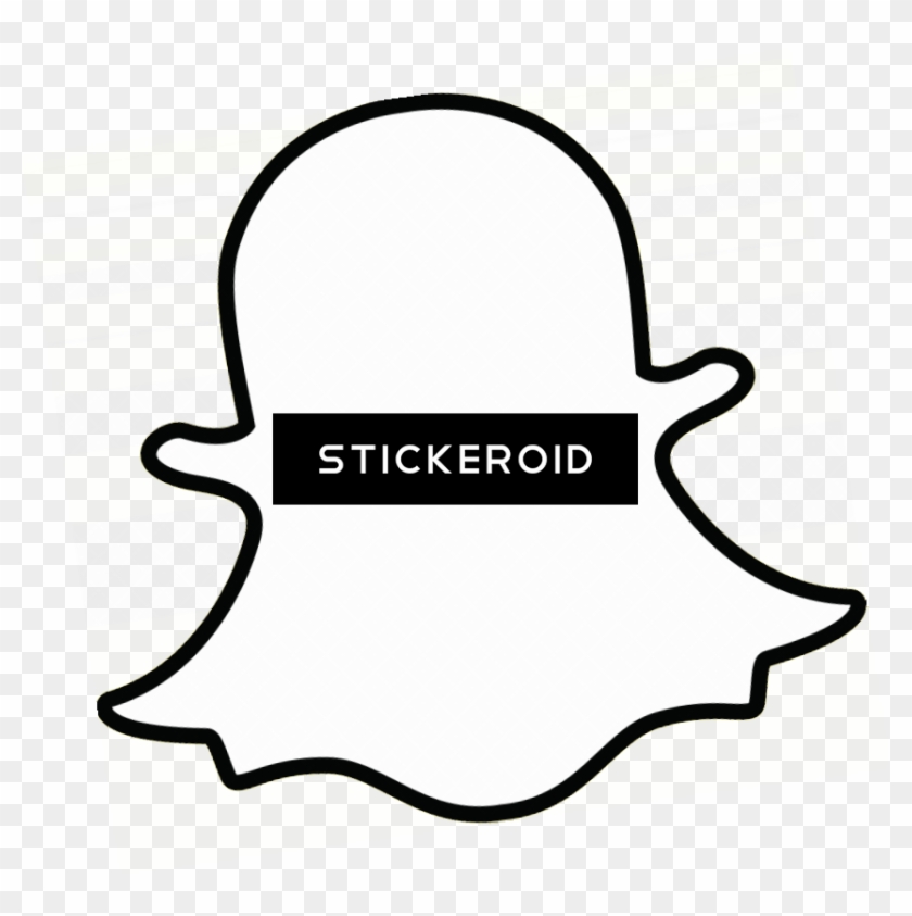Snapchat Ghost Outline - Snapchat #1361108