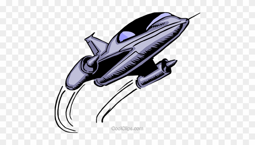 Cartoon Raumschiff Vektor Clipart Bild - Cartoon Spaceship #1361203