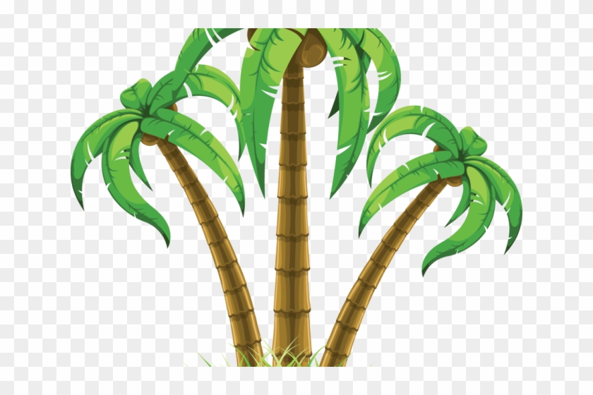 Sunset Clipart Date Tree - Palm Trees Clip Art Png #1361215