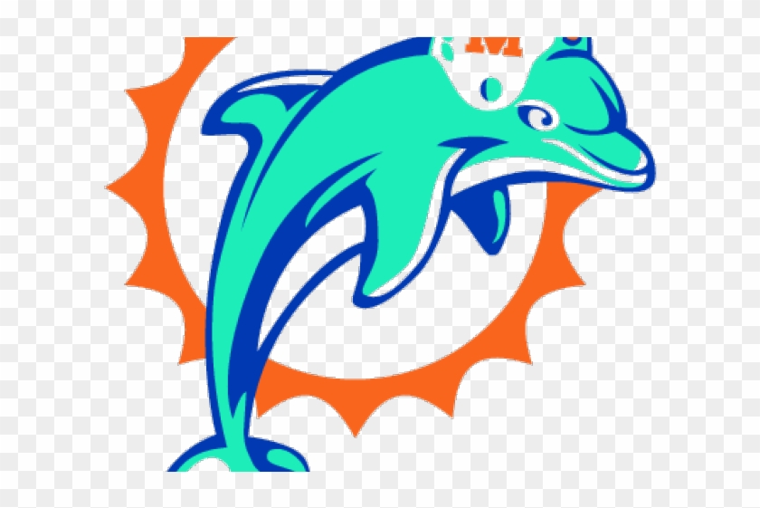 Logo Clipart Miami Dolphins - Miami Dolphins Logo 1972 #1361218