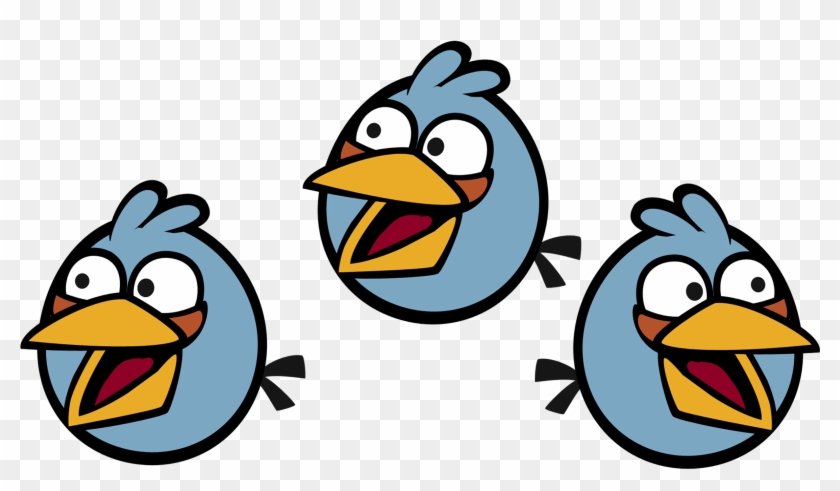 Blue Jay Clipart Angry - Angry Birds Blues Happy #1361239