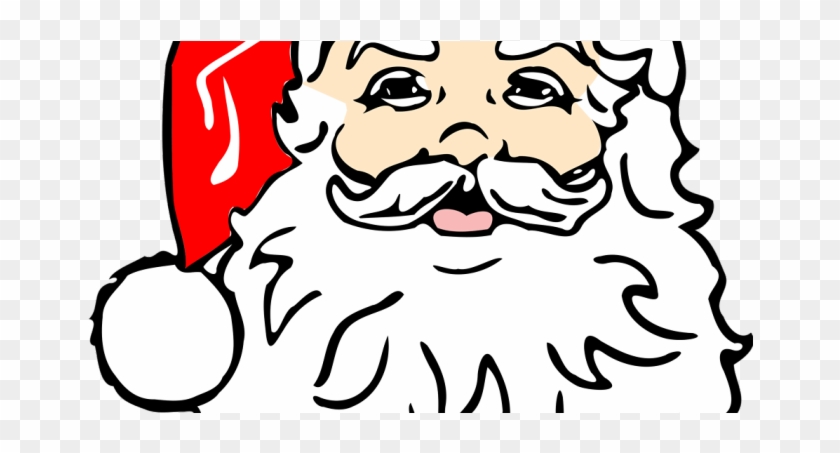 Dear Santa - Santa Clip Art Black And White #1361266