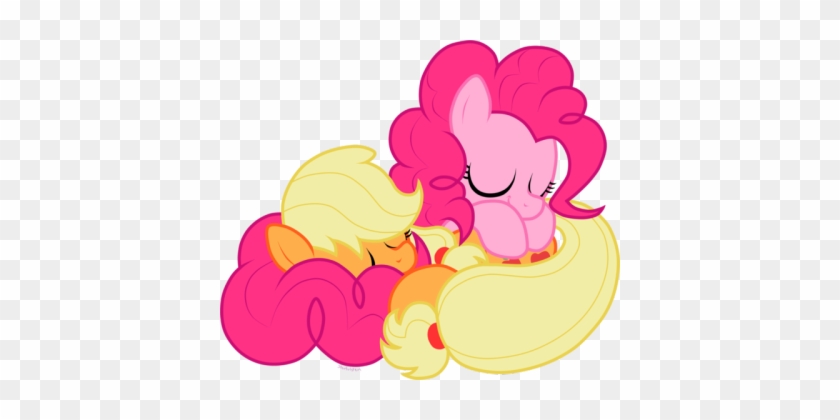Sleeps - Applejack And Pinkie Pie Sleeping #1361382
