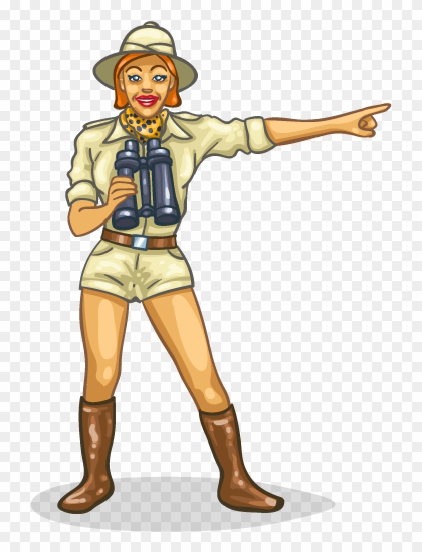 Tour Guide - Tourist Guide Cartoon Png #1361438