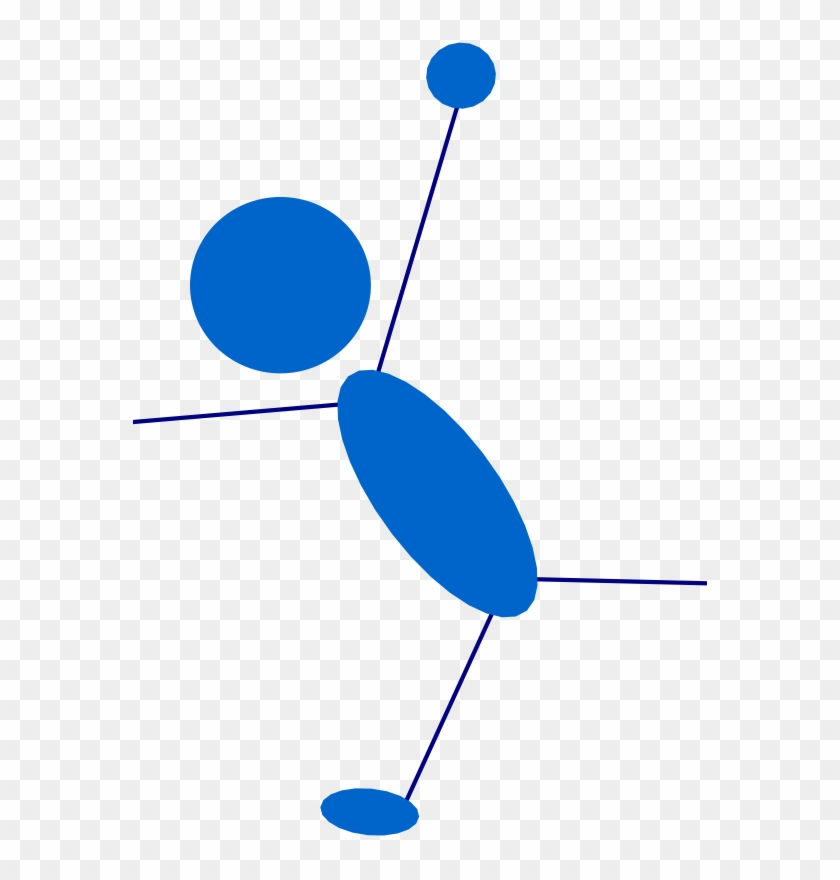 Free Blueman 104 - Stick Figure Lying Down #1361517