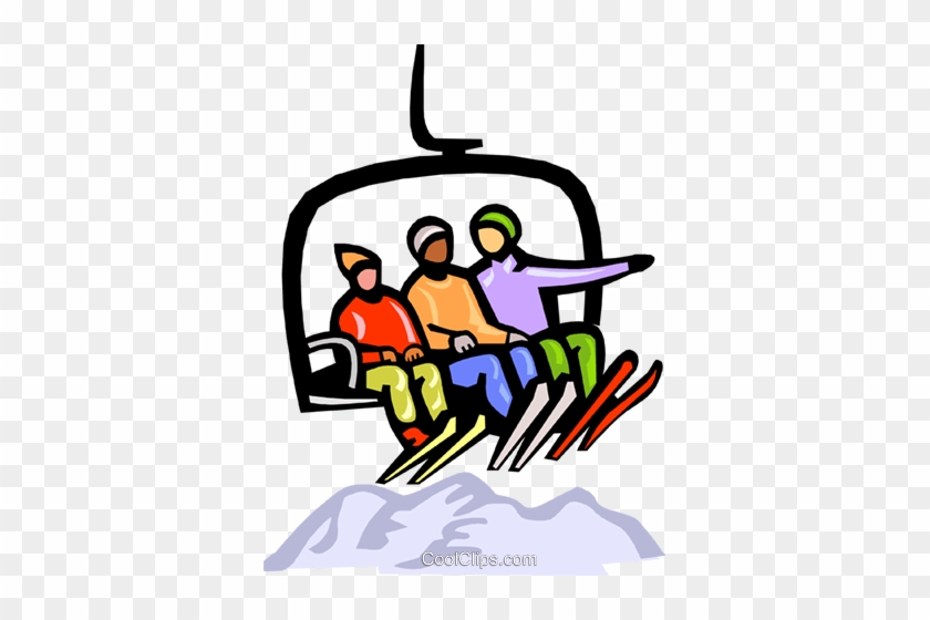 Skiing Clipart Transparent - Ski Lift Clip Art #1361534