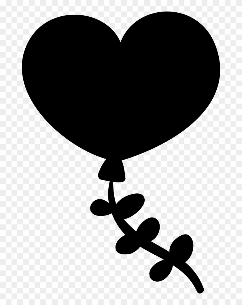 Clipart Royalty Free Download Heart Balloon Png Icon - Icon #1361558