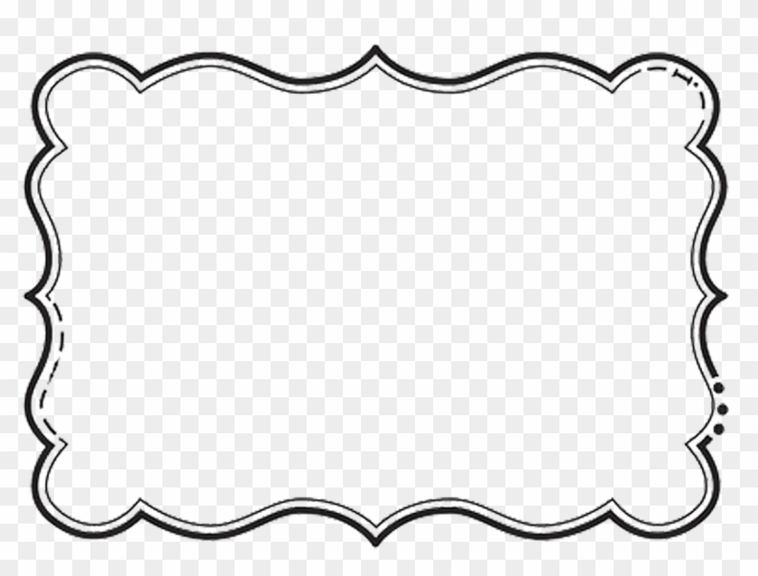 Clipart Frame Quatrefoil - Cool Outline For Paper #1361614