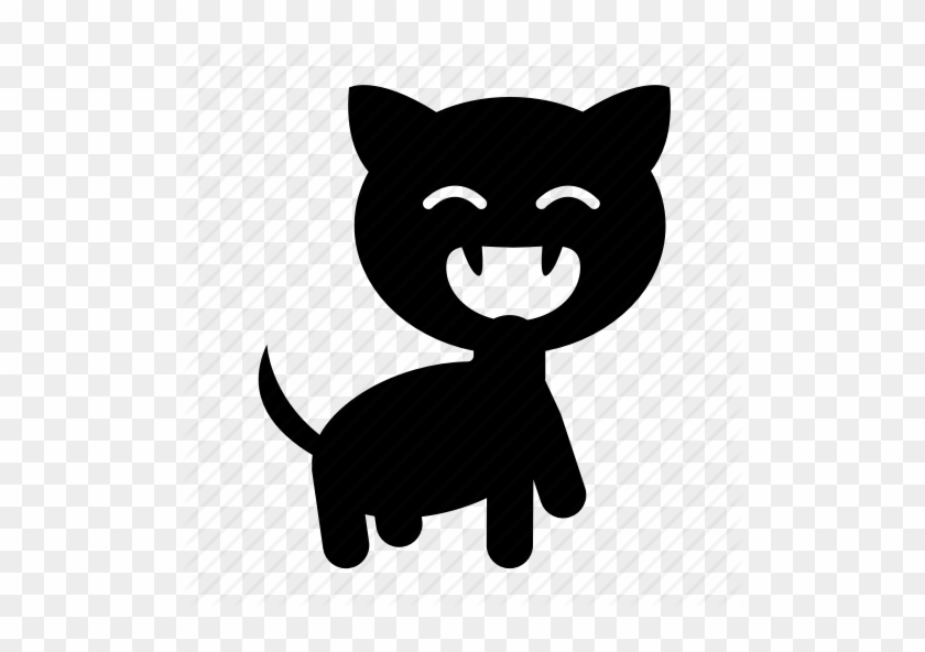 Png Kitten Icon Clipart Kitten Black Cat - Vector Graphics #1361694