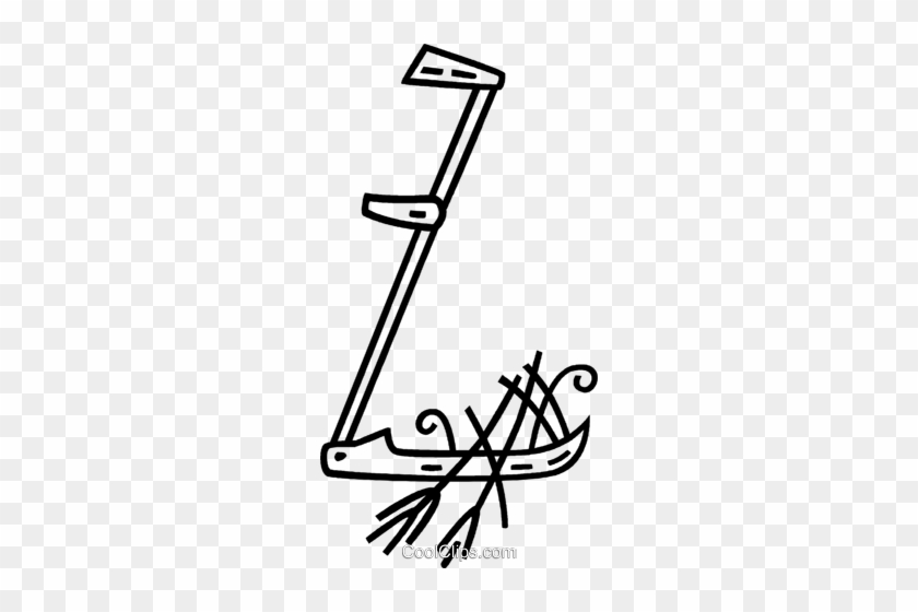 Sickle Royalty Free Vector Clip Art Illustration - Sickle Royalty Free Vector Clip Art Illustration #1361976