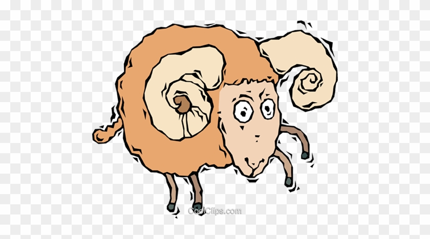 Ram, Sheep Royalty Free Vector Clip Art Illustration - Illustration #1362044