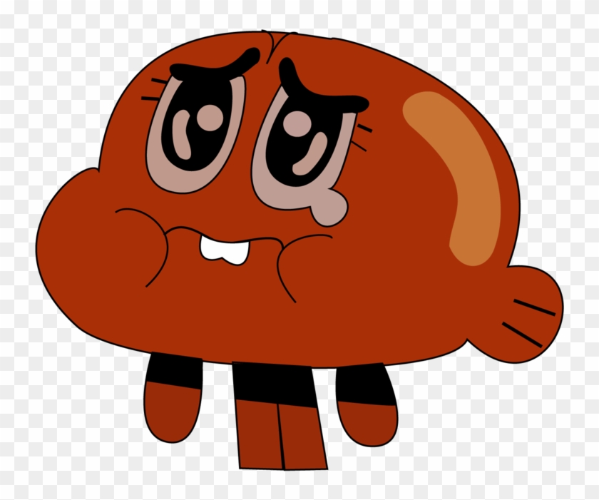 Fridge Clipart Sad - Amazing World Of Gumball Darwin #1362065