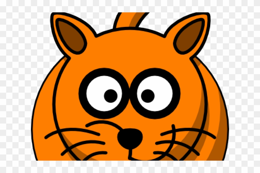 Black Cat Clipart Ginger Cat - Cartoon Orange Cat Clipart #1362110