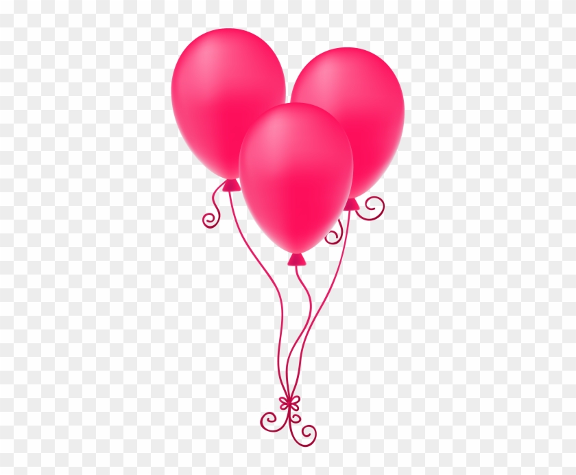 Pink Balloon Png - Pink Balloons Transparent Background #1362179