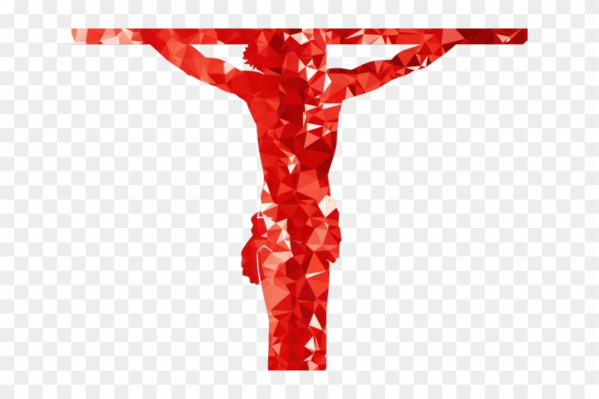 Cross Clipart Crucifix - Red Crucifix #1362220