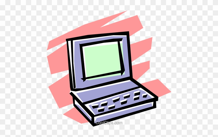 Laptop Computer Royalty Free Vector Clip Art Illustration - Computacion Dibujo Png #1362276