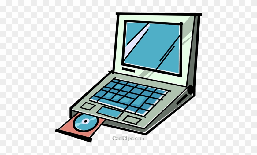 Notebook Computer Royalty Free Vector Clip Art Illustration - Laptop #1362279
