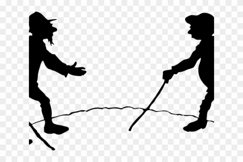 Fighting Clipart Two - Vector Graphics #1362300