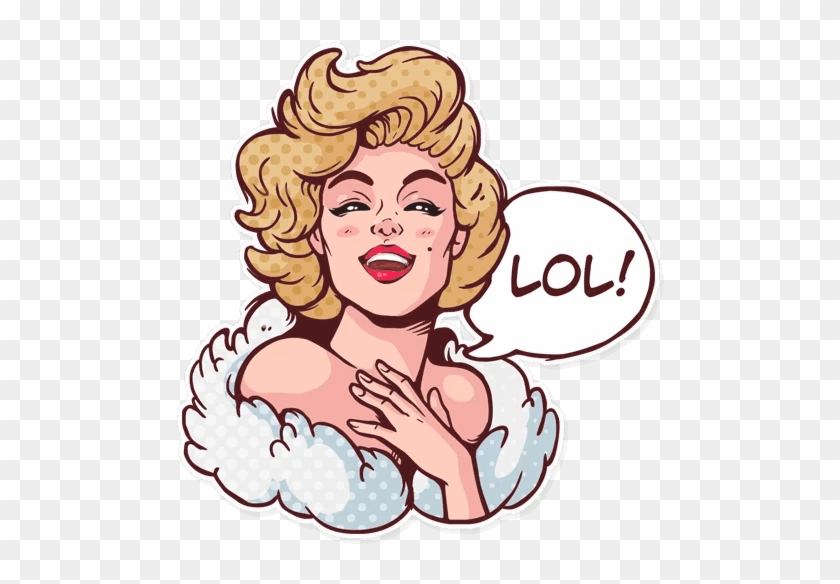 Telegram Sticker Pack - Marilyn Monroe Telegram Stickers #1362349