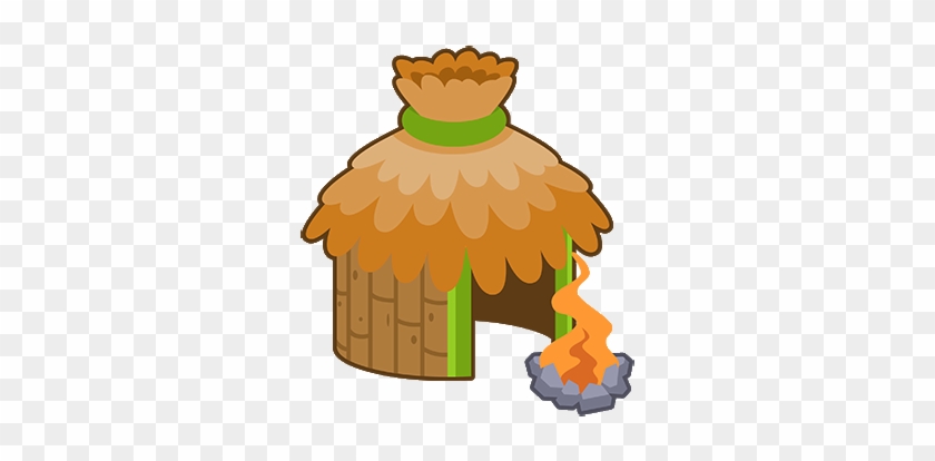 Fort Clipart Village Hut - Illustration #1362378