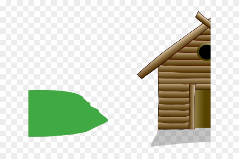 Hut Clipart Wood Hut - House Of 3 Little Pigs #1362385