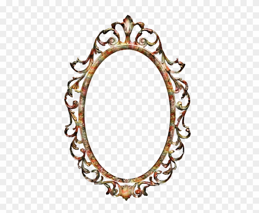 Antique Oval Picture Frames Png Clipart Picture Frames - Dibujos De Espejos Antiguos #1362426