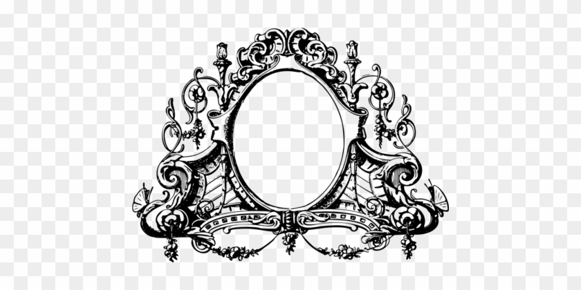 Ornament Picture Frames Computer Icons Drawing Decorative - Vintage Frame Halloween Png #1362431