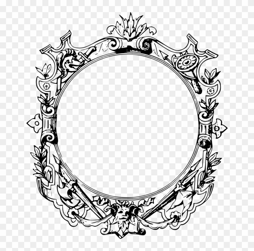 All Photo Png Clipart - Wide Ornate Frames Transparent Clip Art #1362433