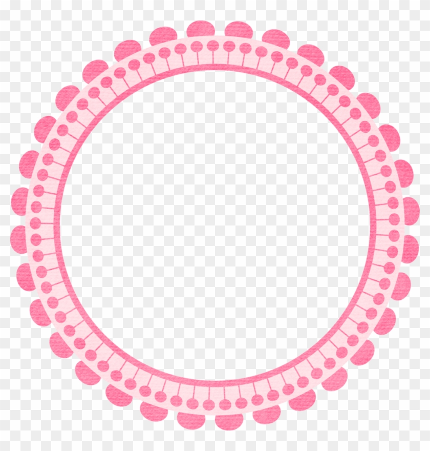 Life Happens Sweetly - Circle Dot Monogram Frame #1362454