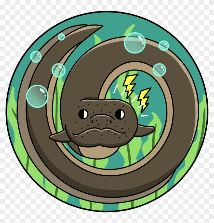 Transparent Eel Pixel Art - Cartoon #1362486