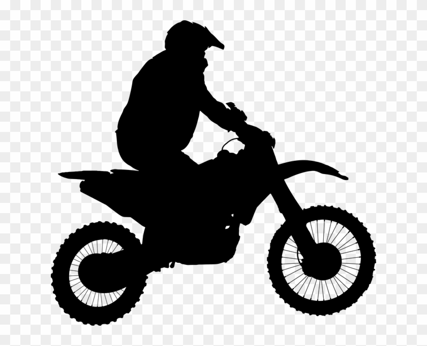 Silueta De Moto Png #1362624