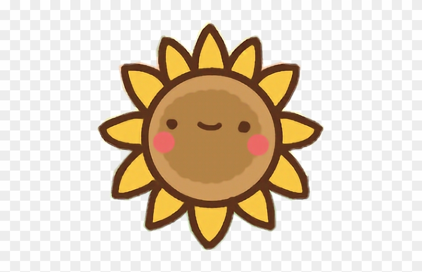 Clawbert Cute Kawaii Cartoon Sunflower Flower Pretty - Cute Cartoon Sunflower #1362801