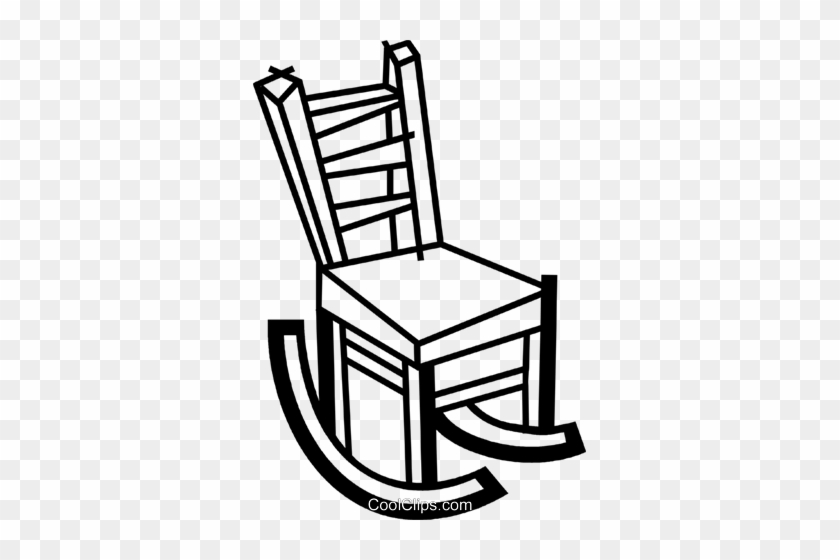 Rocking Chairs Royalty Free Vector Clip Art Illustration - Chair #1362828