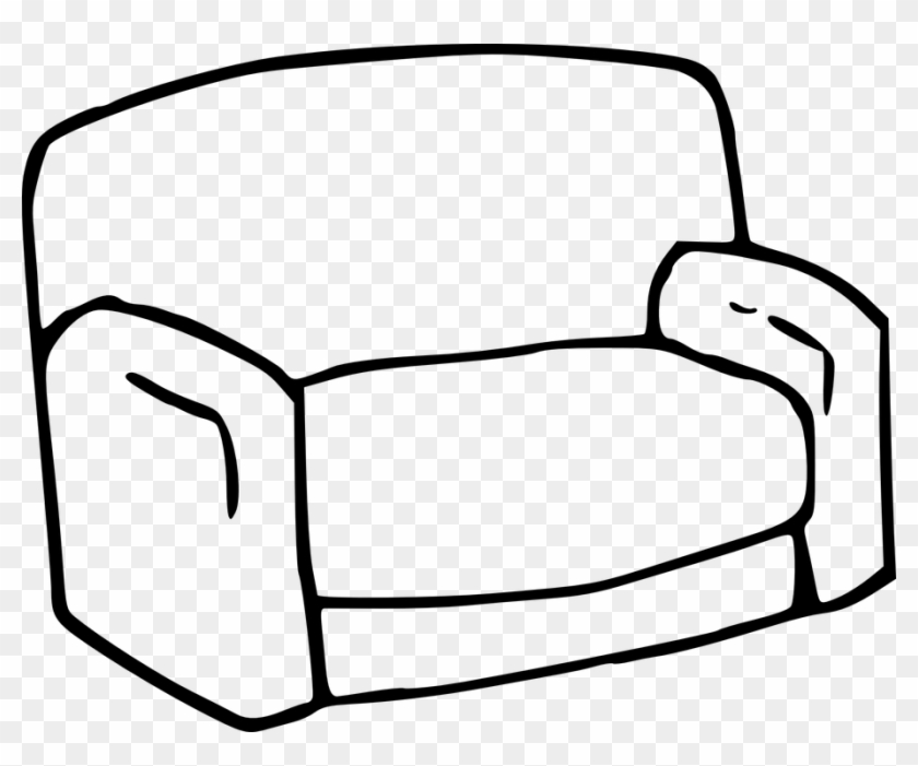 Couch Living Room Furniture Chair Download - Sofa Clipart #1362839