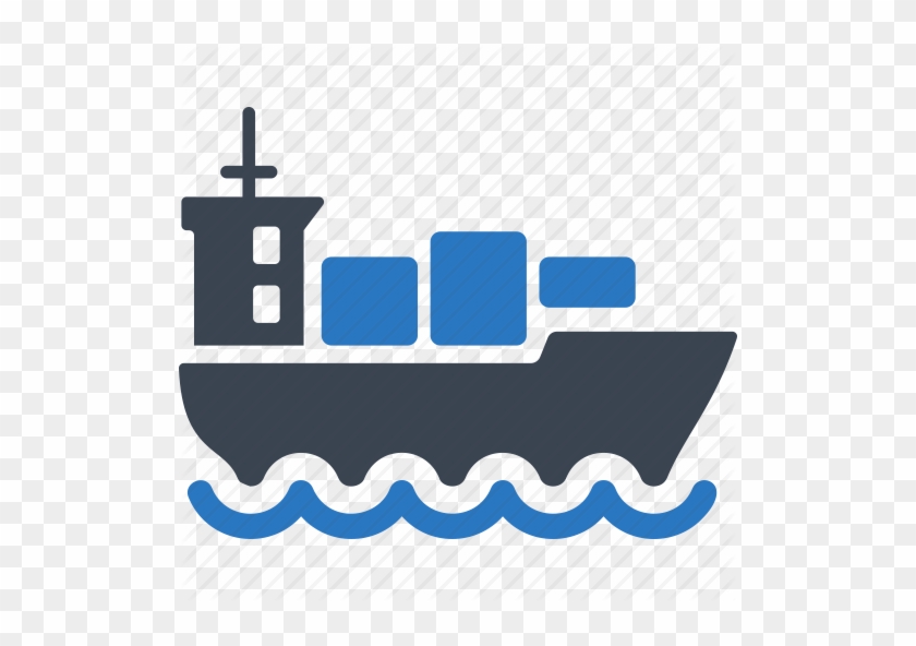 Boat, Cargo Ship, Container, Logistics Icon - Sea Freight Icon Png #211424
