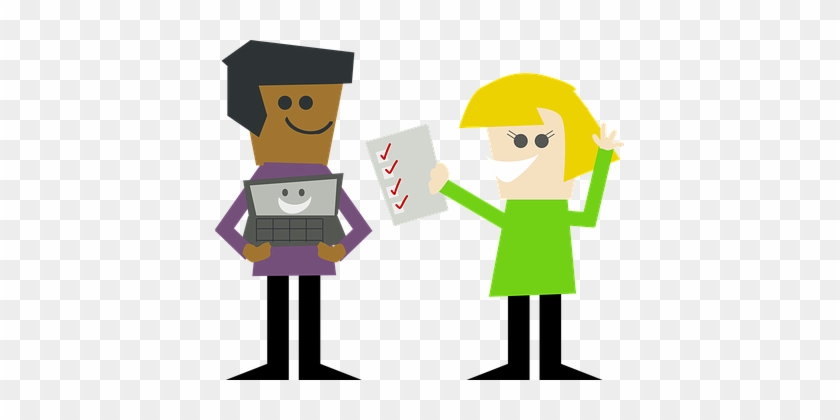 Checklist Collaboration Characters Develop - Interaction Clipart #211505