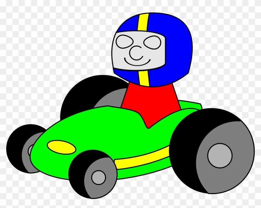 Free Vector Tombrough Gokart Clip Art - Clip Art Go Kart #211554