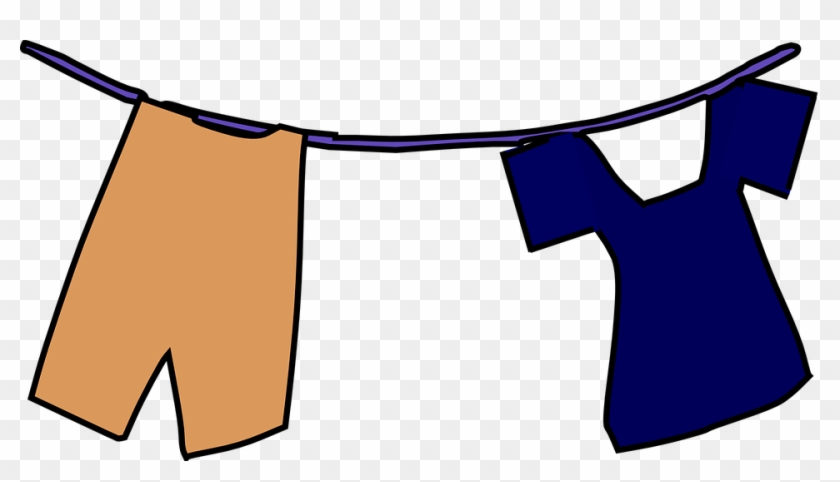 School Uniform On Clothesline Clip Art - Uniforms Clipart #211578