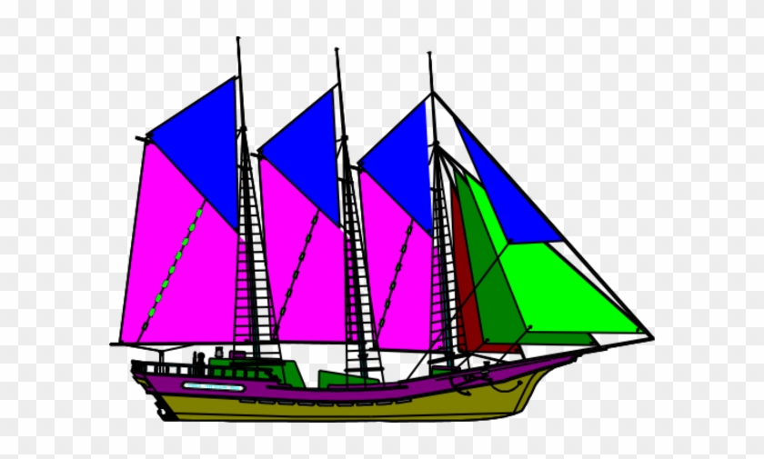 Large Ship Mast Clipart Ship Clipart - Sailing Ship #211681