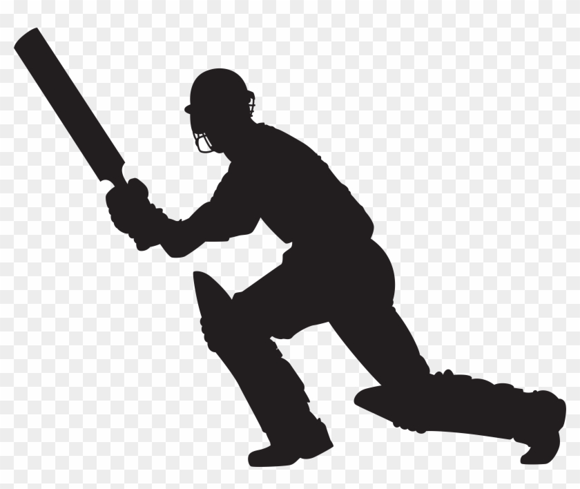 Cricket Player Silhouette Png Clip Art Image - Cricket Player Silhouette Png Clip Art Image #211704
