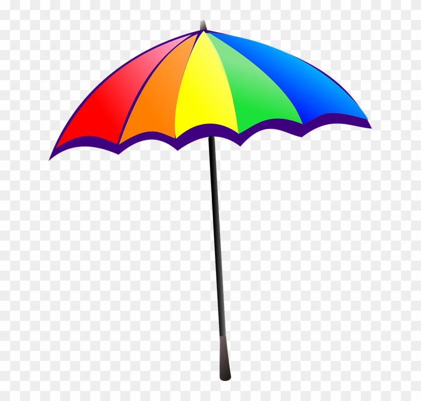 Beach Umbrella Clipart Free - Sun Umbrella Clip Art #211713