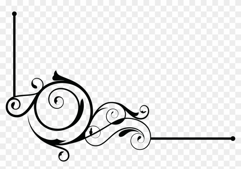 Free Clipart Of A Decorative Border - Decorative Border Png Transparent #211873