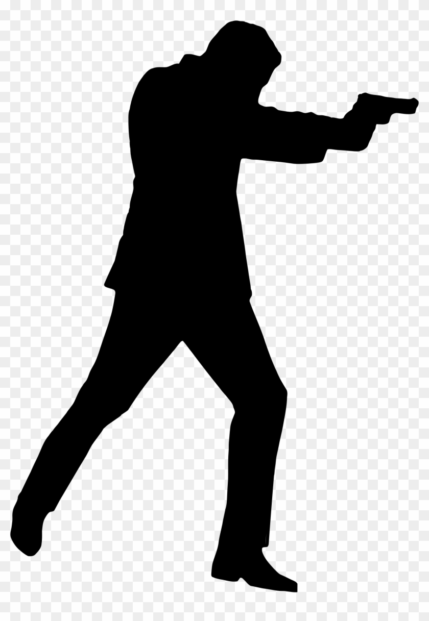 Clipart - Spy Silhouette #211942