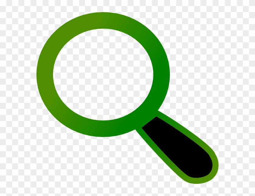 Magnifying Glass Clip Art - Magnifying Glass Icon Green #211946