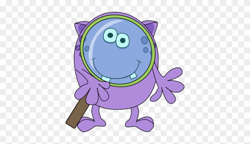 Free Clipart Magnifying Glass - Monster With Magnifying Glass Clipart #211957