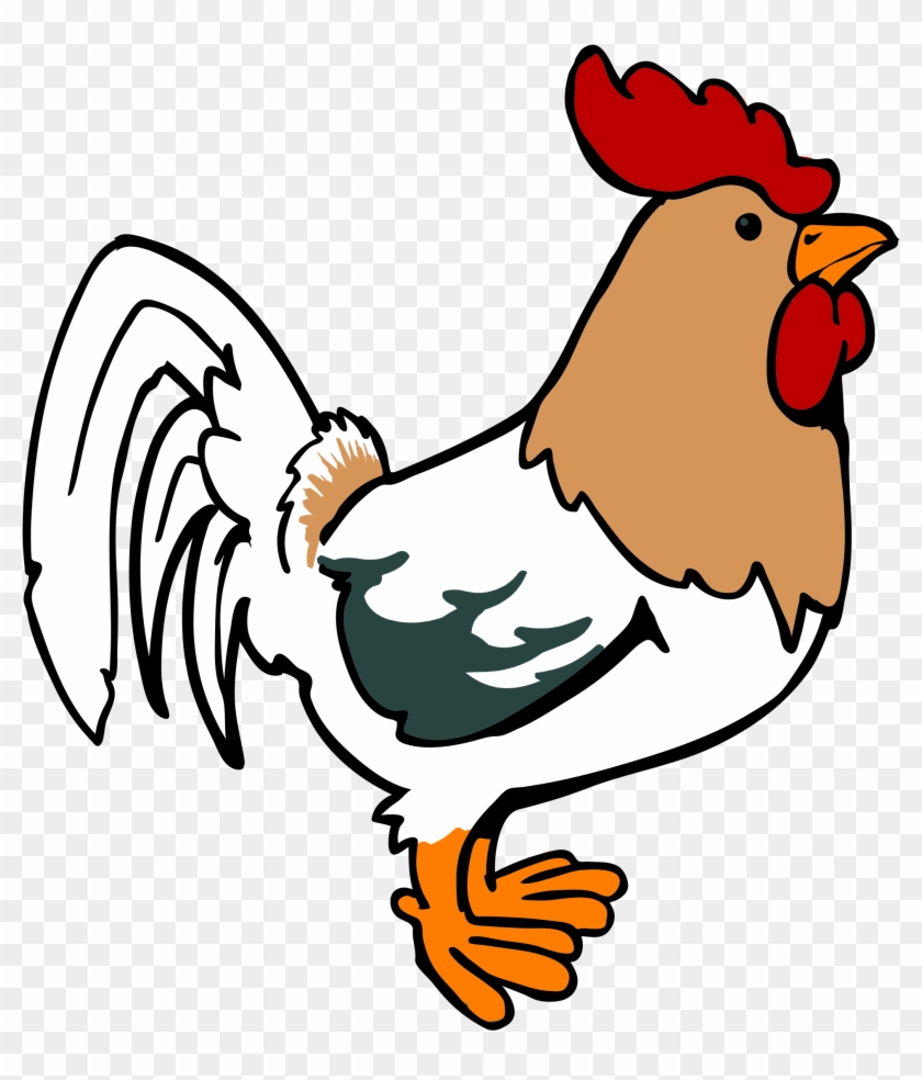 Rooster Cartoon 04 Cartoon Animals Bird Chicken Rooster - Rooster Cartoon #211959