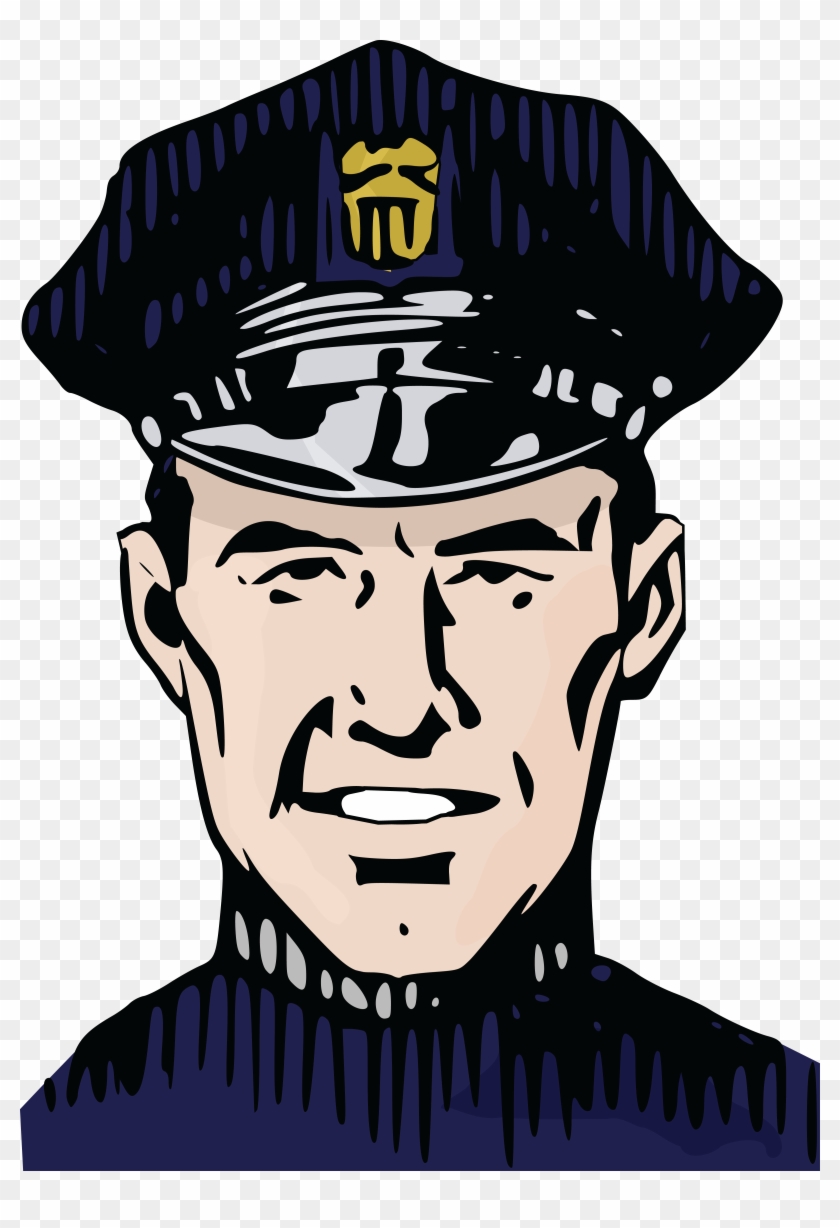 Free Clipart Of A Police Man - Spreadshirt T-shirt Unterschätze Niemals Einen Mann #211994