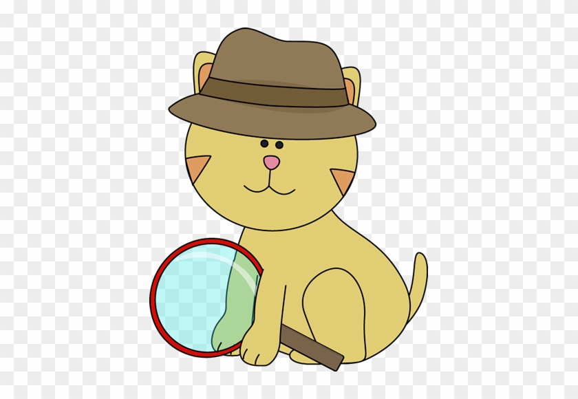 Detective Woman Clipart - Detective Cat #211996