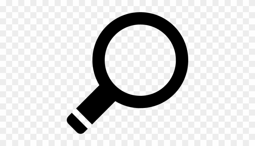 Science Magnifying Glass Vector - Portrait Of A Man #212041