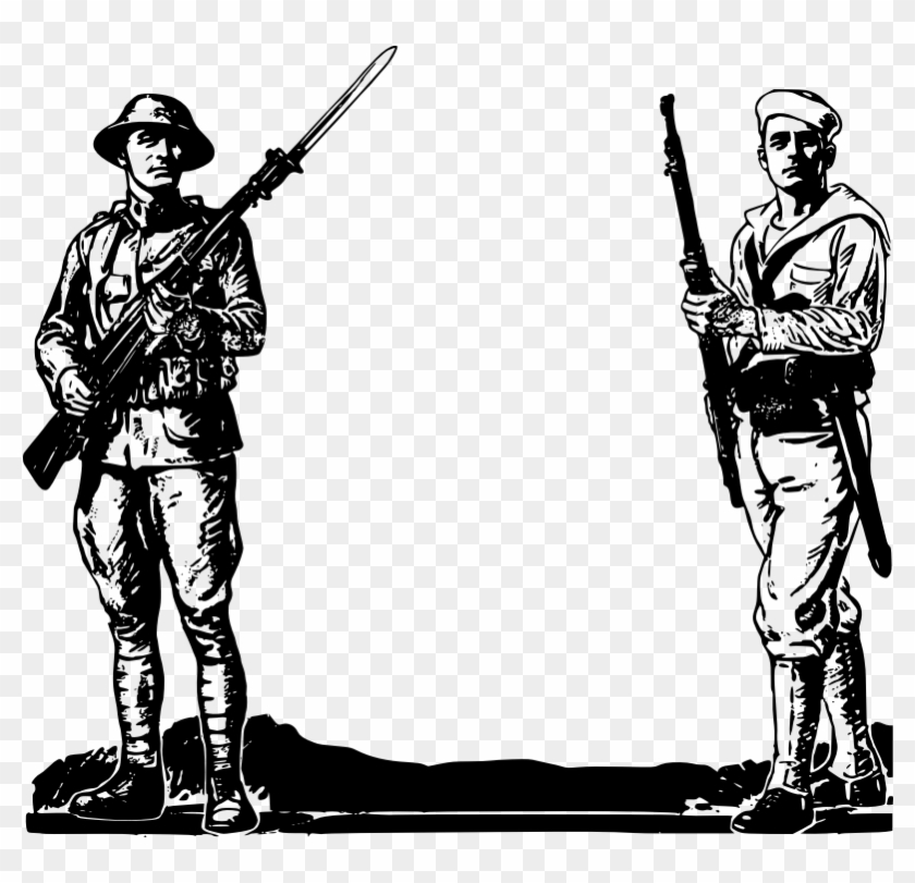 Soliderandsailor - World War 1 Clip Art #212153